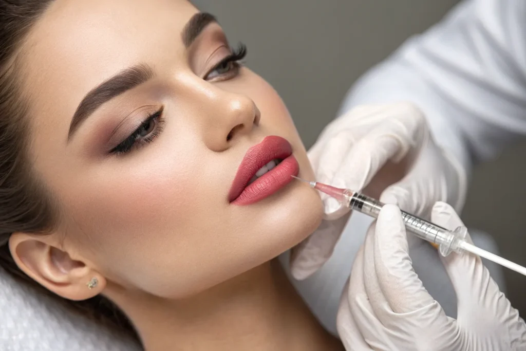 ژل تزریقی برای حجم‌دهی به لب و گونه