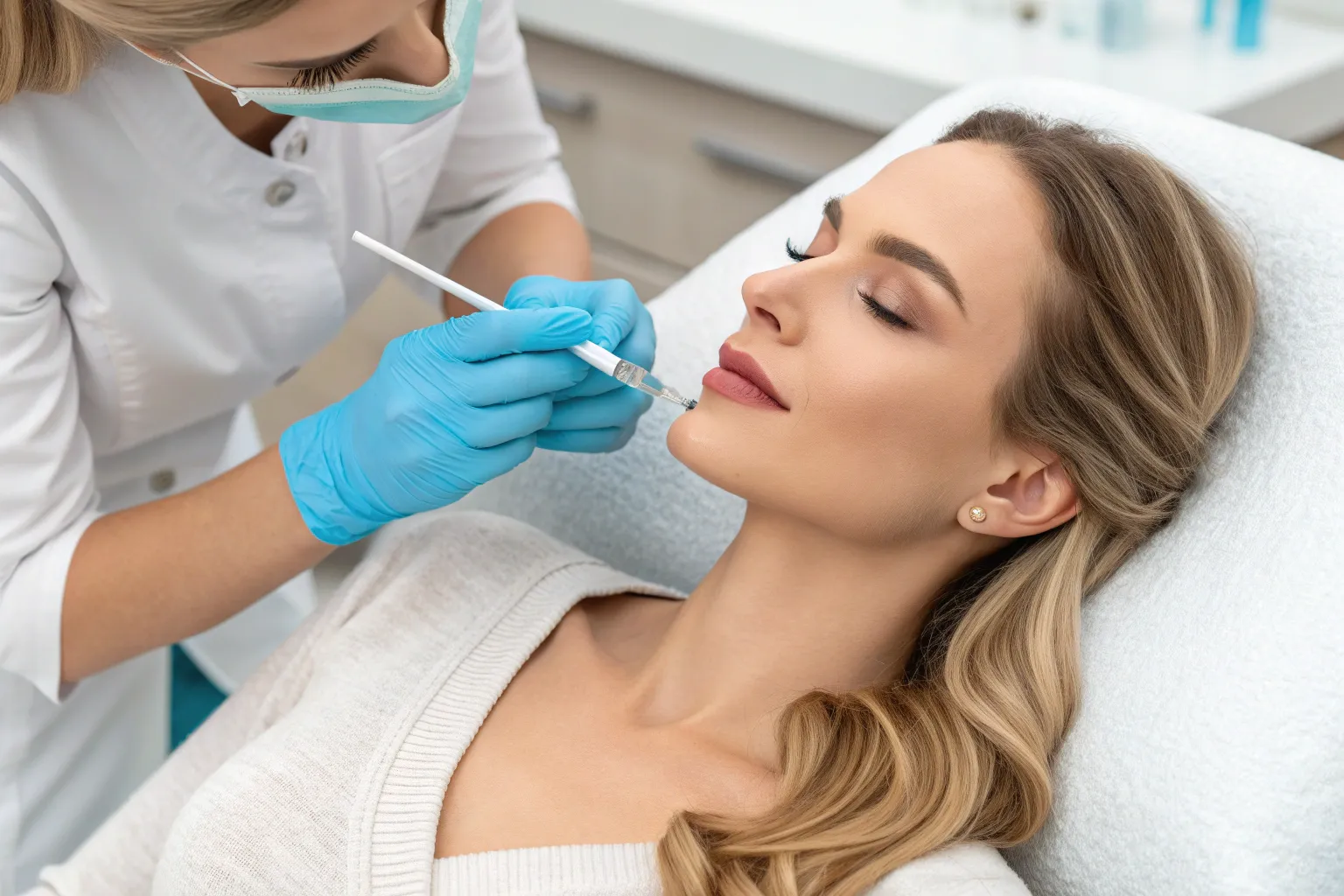 ژل تزریقی برای حجم‌دهی به لب و گونه