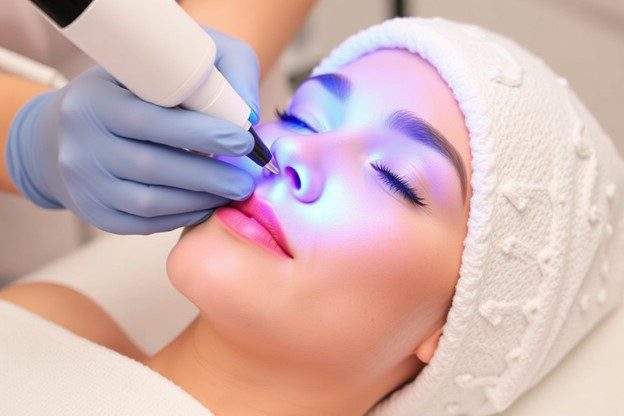 فواید لیزر برای کاهش جوش و لکهای صورت