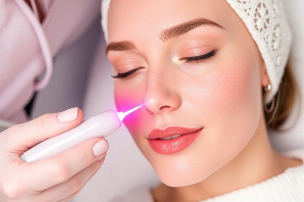 فواید لیزر برای کاهش جوش و لکهای صورت